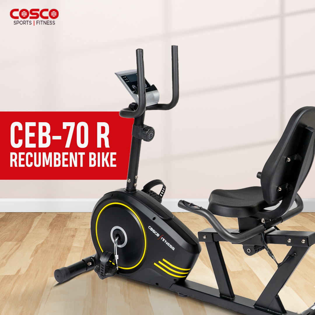 CEB-70R Recumbent Stationary Bike with 5kg Flywheel