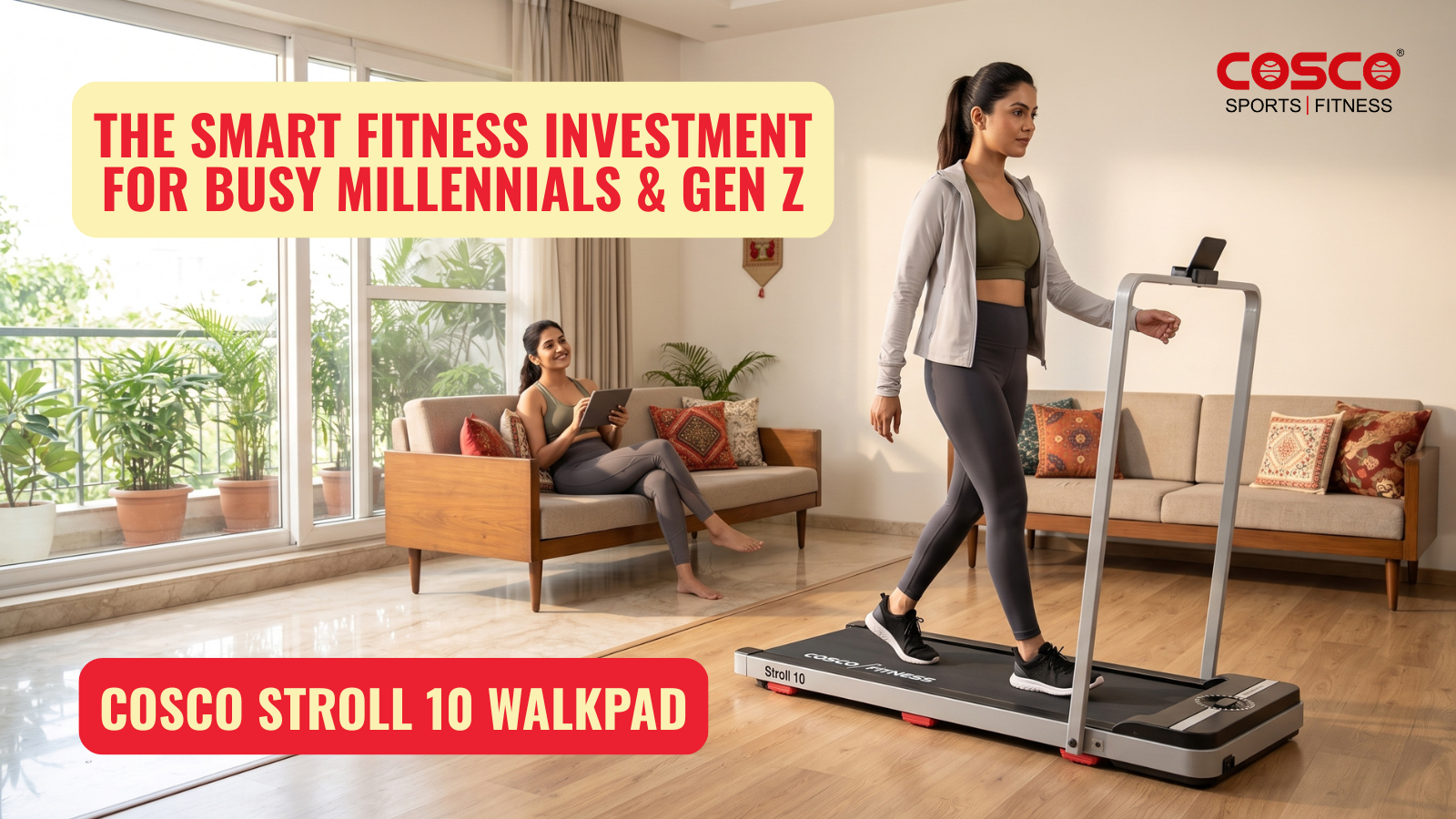 Cosco STROLL 10 Walk Pad: The Smart Fitness Investment for Busy Millennials & Gen Z