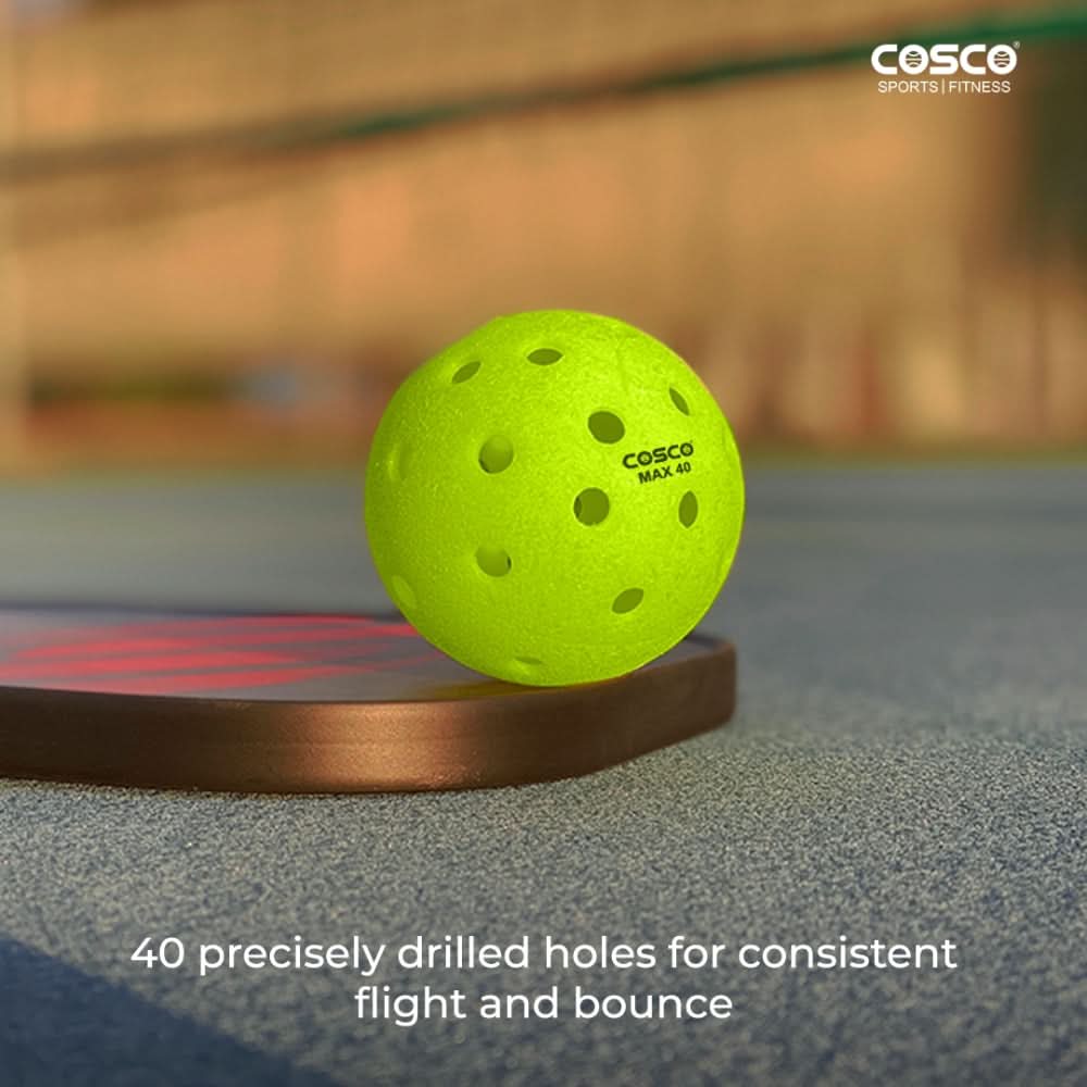 Cosco Max 40 Outdoor Pickleball Ball (Pack of 6) Secondary image