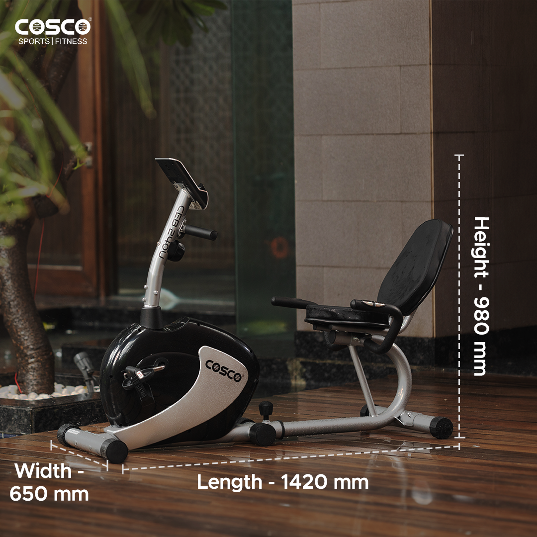 CEB-240R Recumbent Bike with 4kg Flywheel & Manual Tension