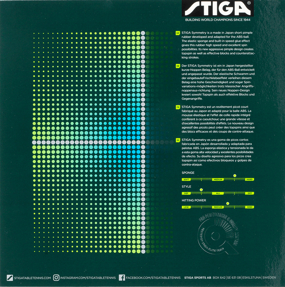 Stiga Symmetry Main image