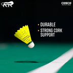 AERO 797 Premium Nylon Shuttlecock | (Pack of 6) Proudly Made in India