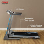 Cosco K 11 (1.25 HP DC Motor) Treadmill with Manual Incline Upto 3 Levels