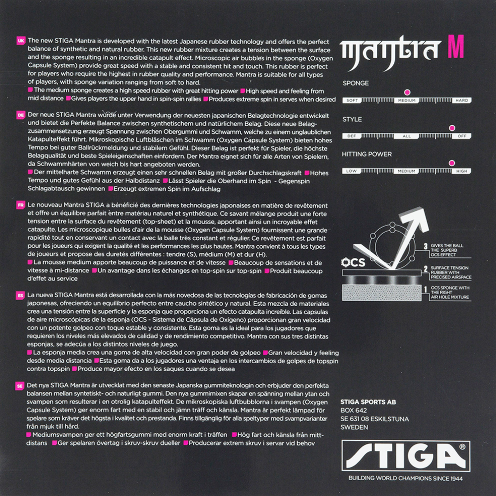 Stiga Mantra PRO-M