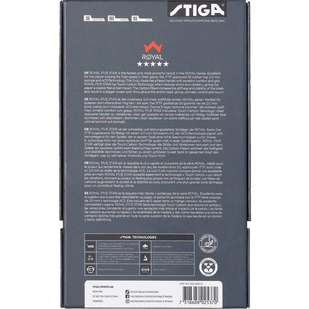 Stiga Royal Carbon *****