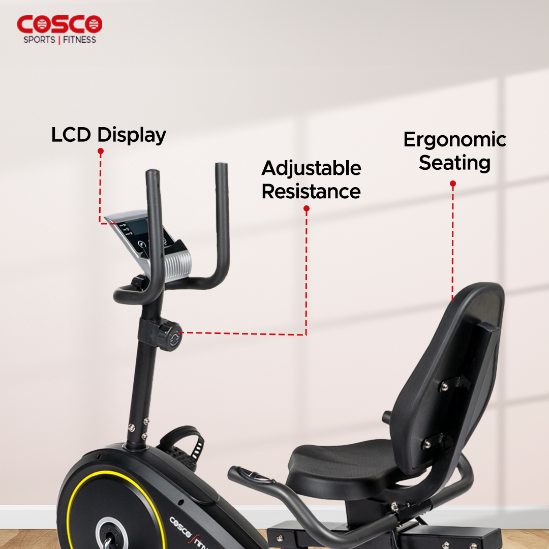CEB-70R Recumbent Stationary Bike with 5kg Flywheel Secondary image