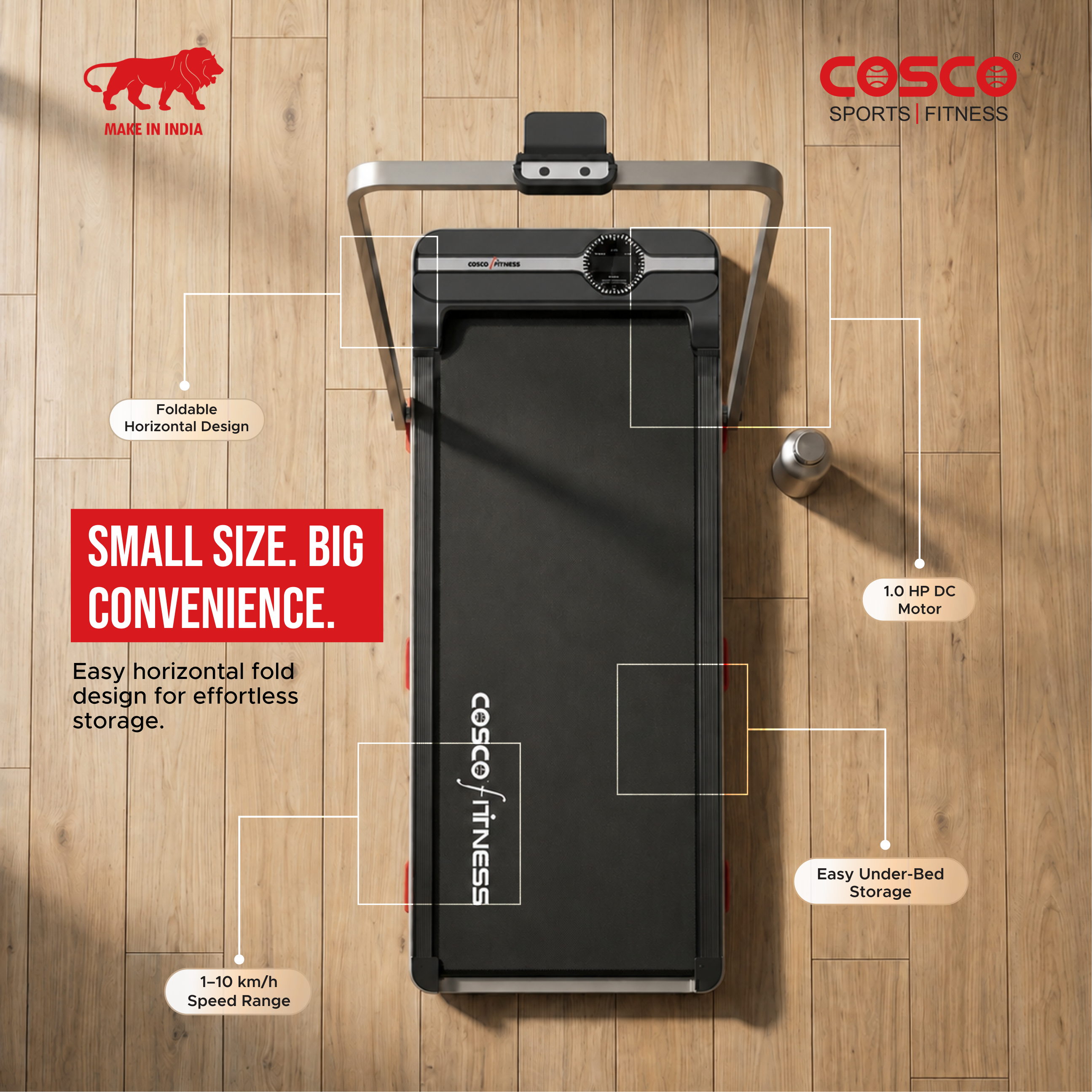 Cosco STROLL 10 Walk Pad Treadmill