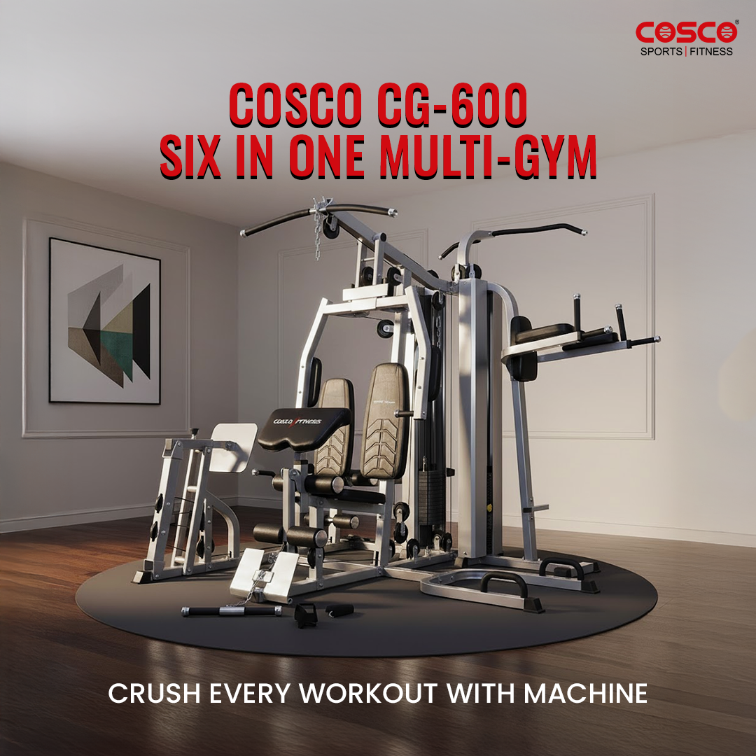 Cosco CG 600 - Six in One Multi Gym Machine for Complete Workouts