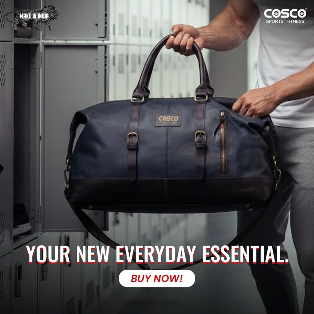COSCO Nomad Vegan Leather Duffle Bag – 45 Ltrs