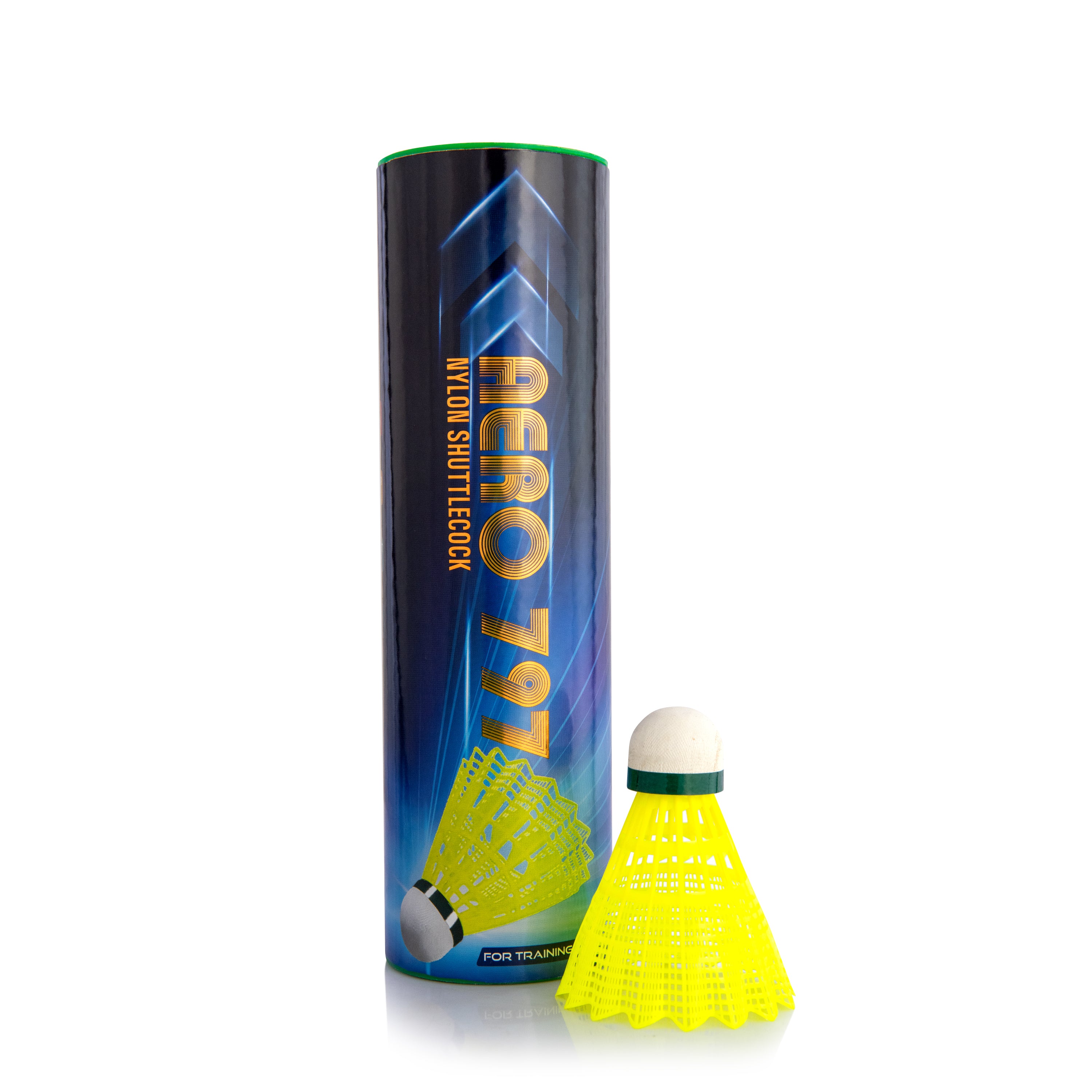 AERO 797 Premium Nylon Shuttlecock | (Pack of 6) Proudly Made in India Main image