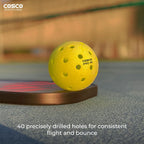 Cosco Pro 40 Yellow Pickleball Ball (Pack Of 6)
