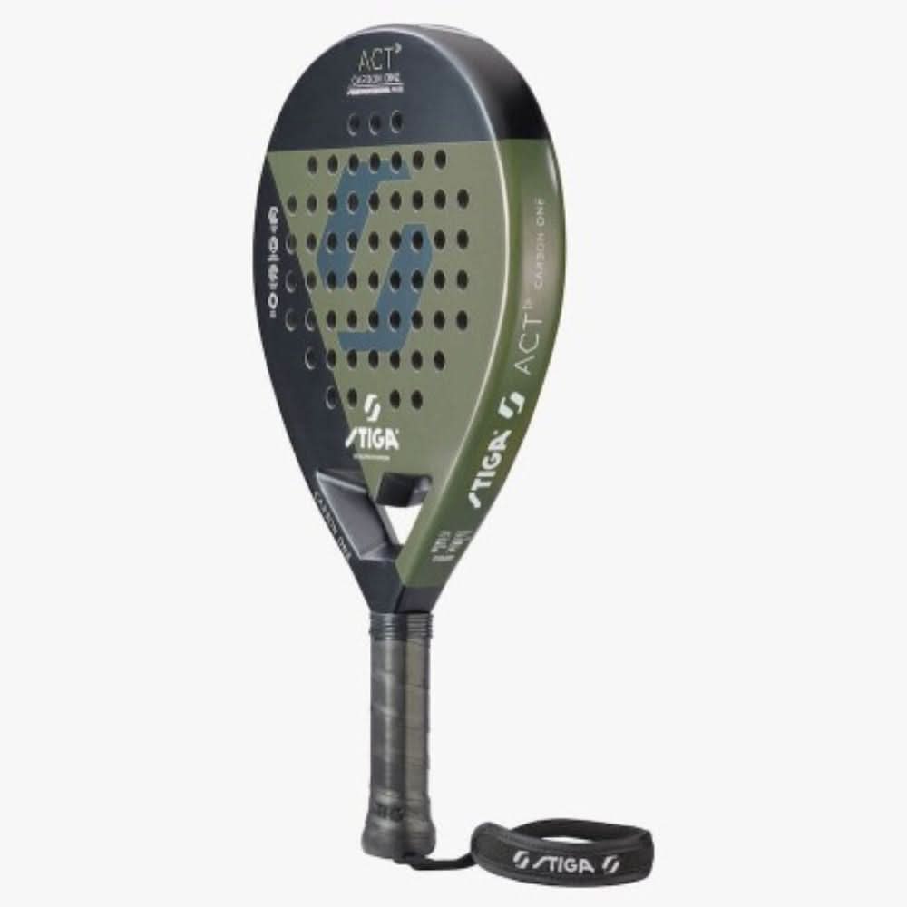 STIGA ACT Black Olive Green Padel Racket