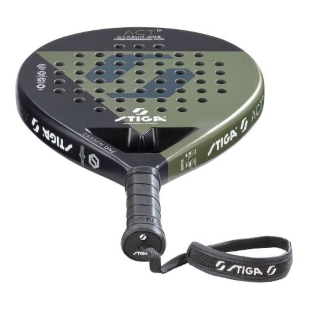 STIGA ACT Black Olive Green Padel Racket