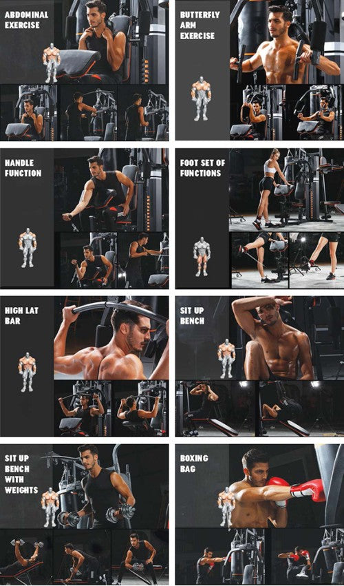 Cosco CHG 03 - Multi Functional Home Gym Machine
