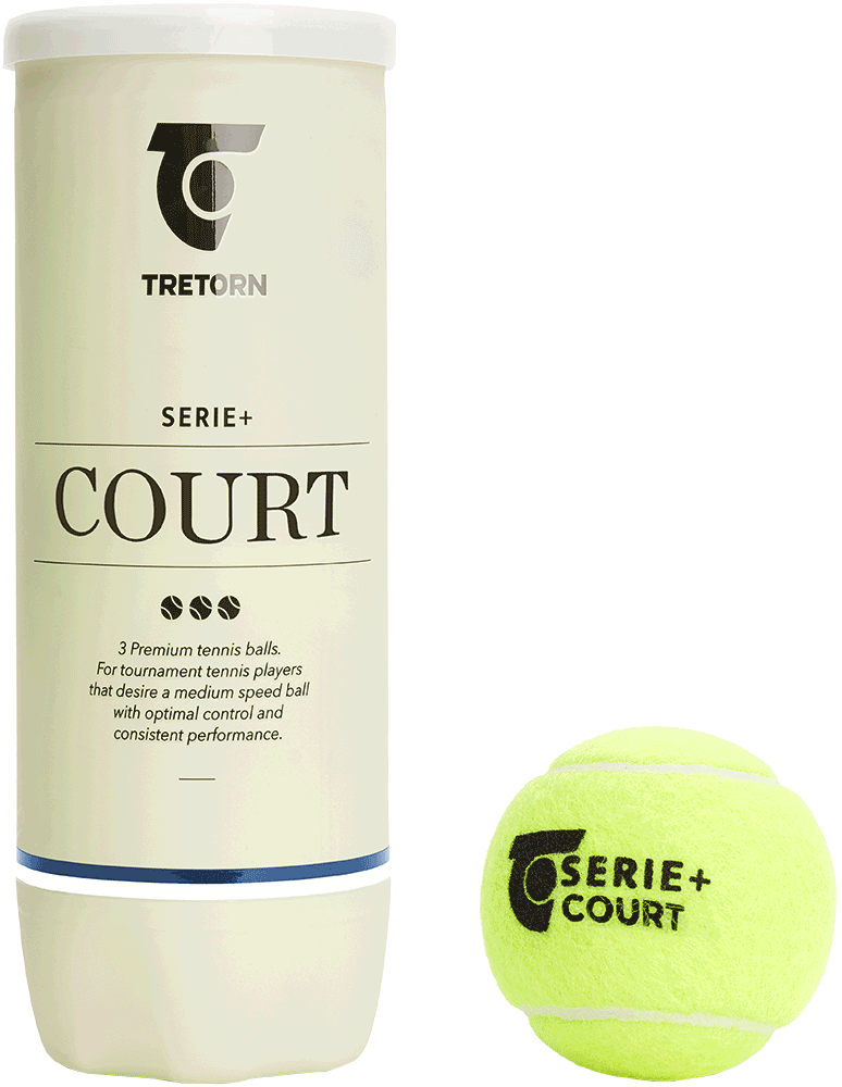 Tennis TRETORN SERIE + COURT (2Petcans Total 6 Balls) Main image