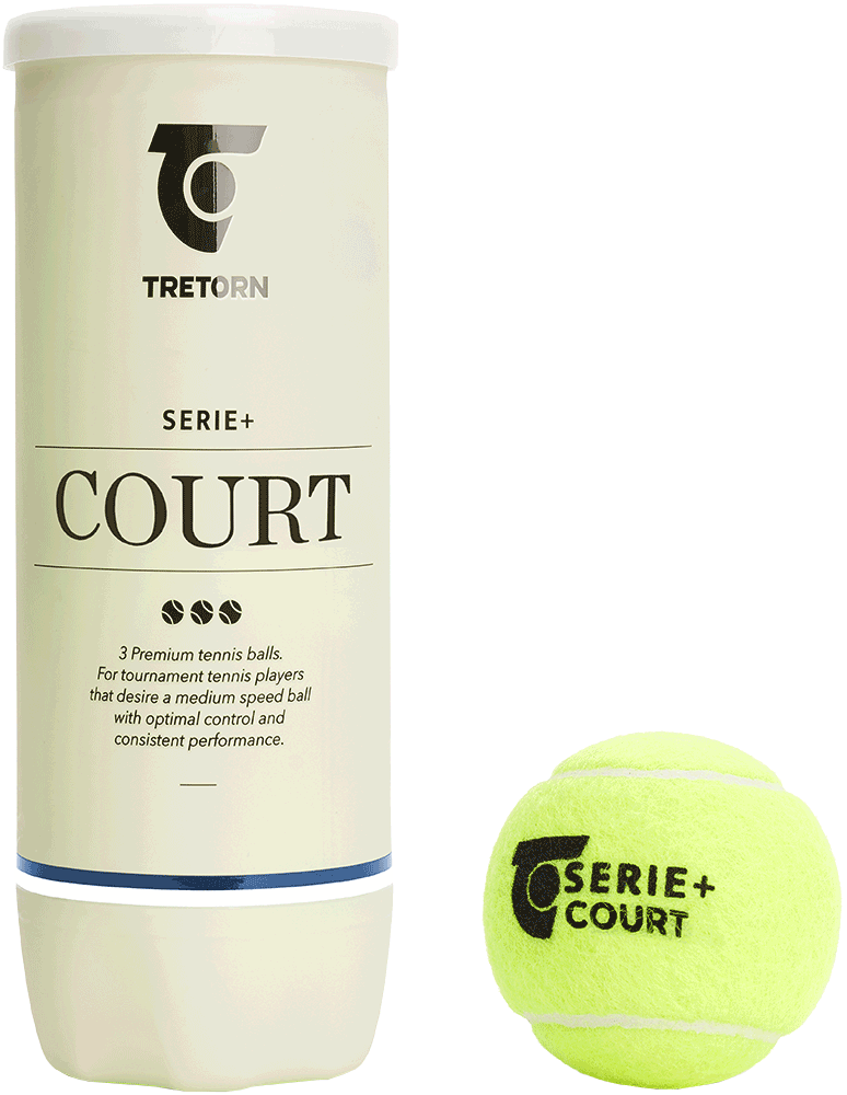 Tennis TRETORN SERIE + COURT (2Petcans Total 6 Balls)