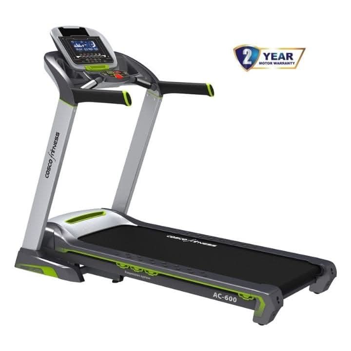 AC 600 Multipurpose Treadmill with 3 HP Peak Power & 7 Inch Blue LCD Display makes it more functional & durable. Main image