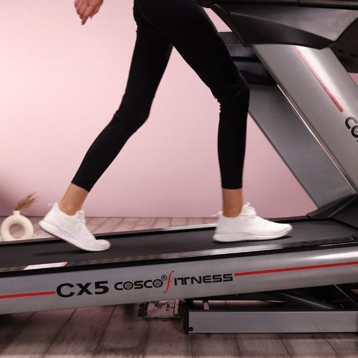 CX 5 (2 HP AC Motor Semi-Commercial Treadmill) with Additonal Shock Absorption System