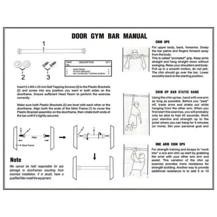 Door Bar TALL