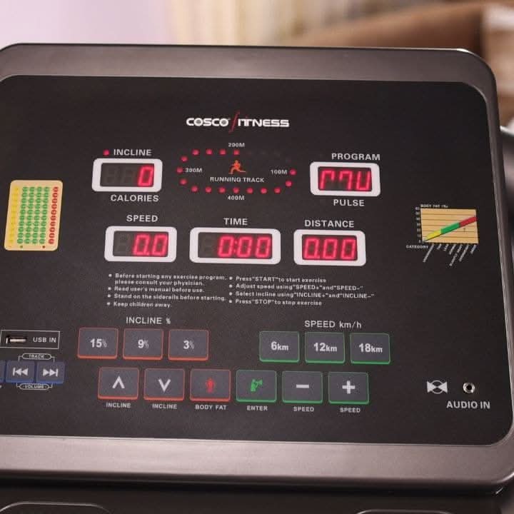 Cosco AC 700 with 2 HP AC Motor Ultimate Workout Treadmill)